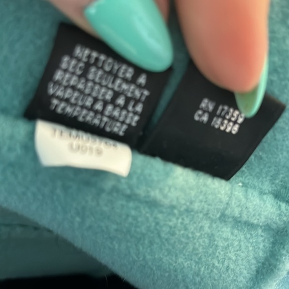 Linda Allard Ellen Tracy Blazer Wool Silk Trim Size 8 Teal Pockets - Picture 10 of 11